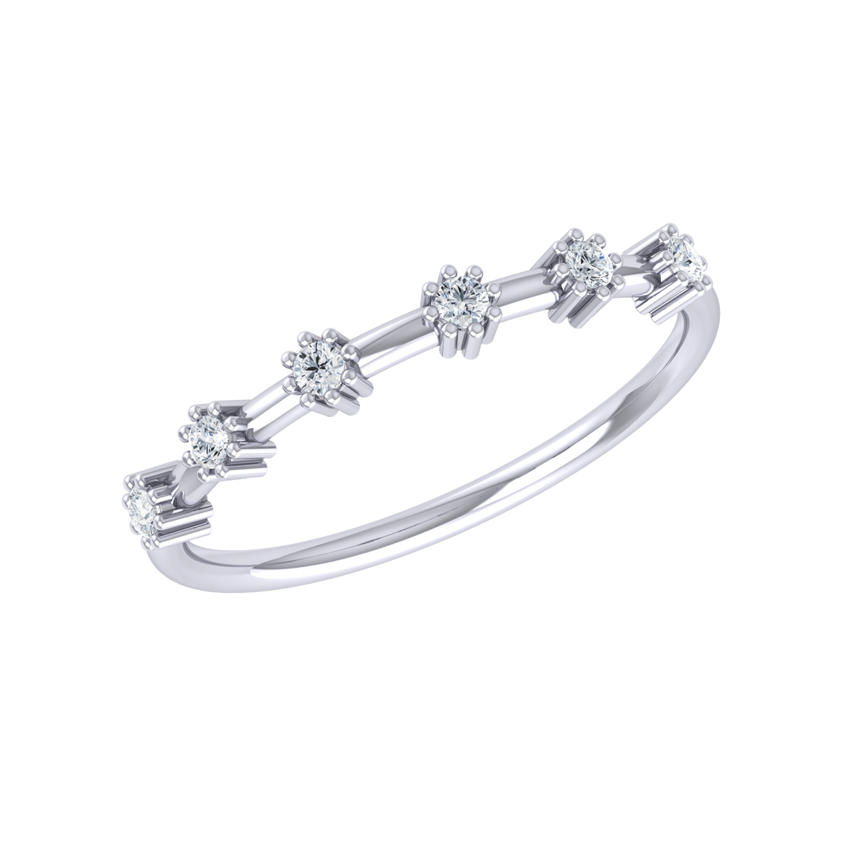 White Gold Diamond Ring - Infinite Light [wg]