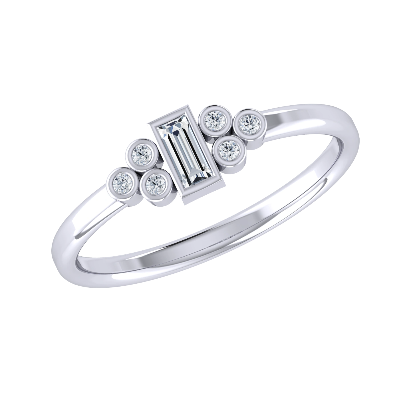 Brilliance Brigade White Gold Lab Grown Diamond Ring [wg]
