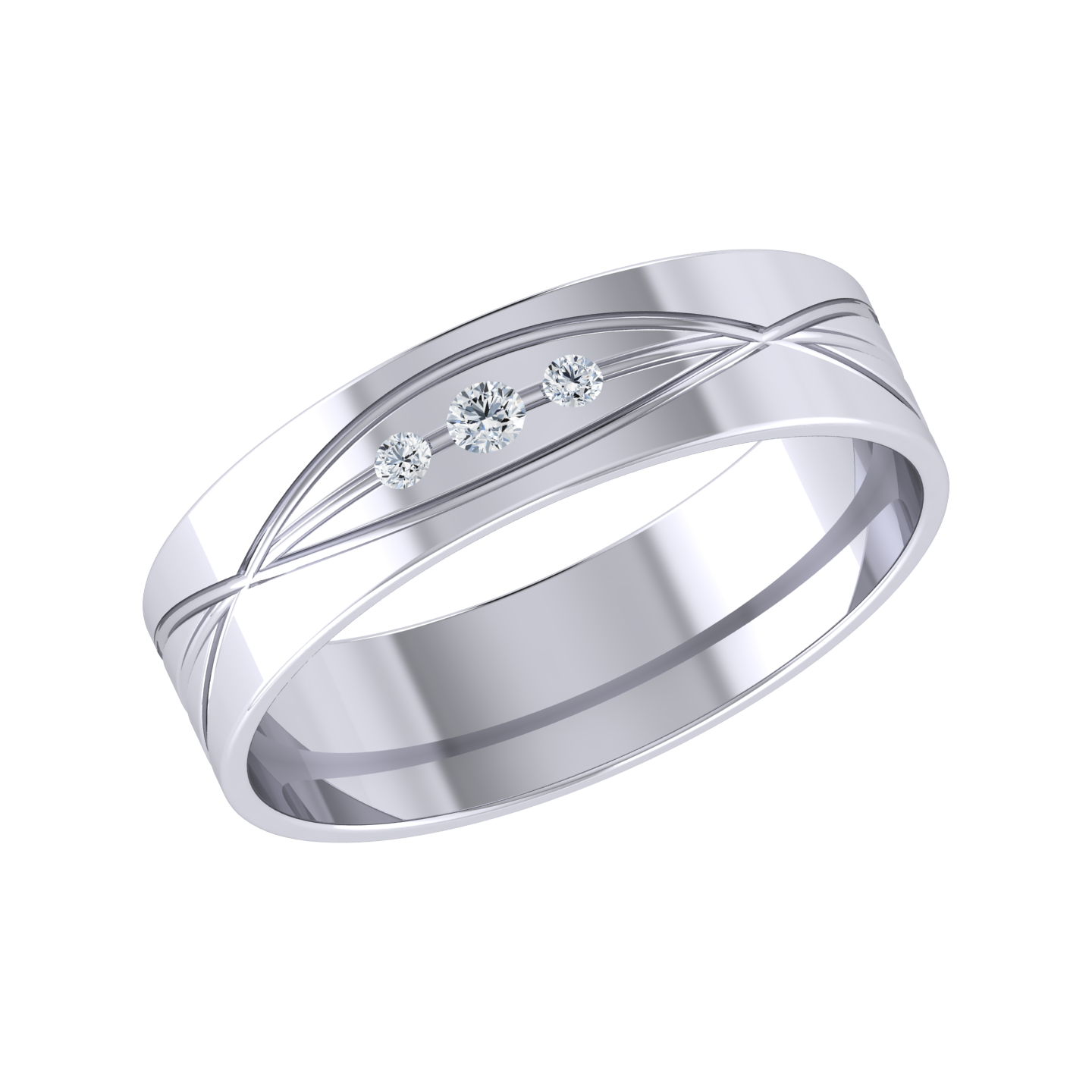 White Gold Diamond Ring - Enchanting Ember [wg]