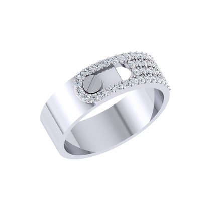 White Gold Diamond Ring - Graceful Galaxy [wg]