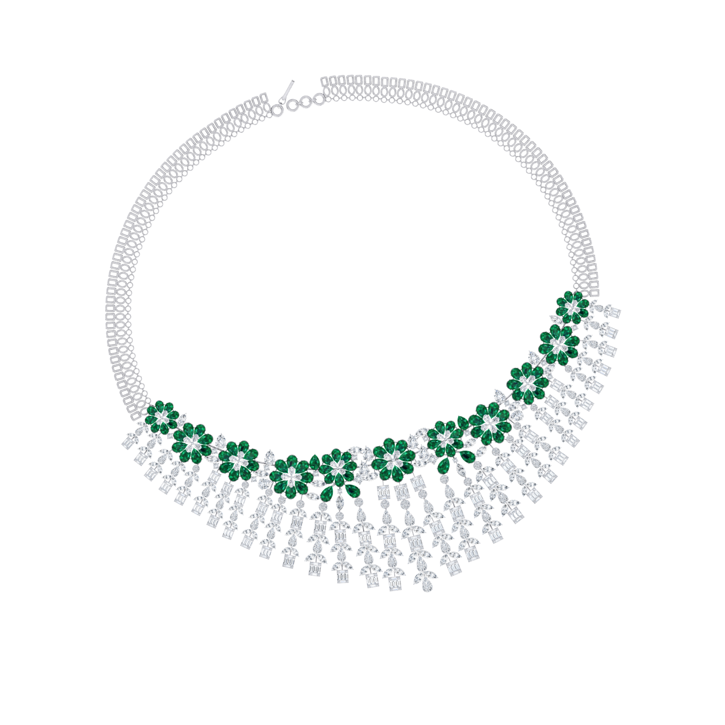 Flora Glimmer Diamond Necklace