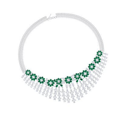 Flora Glimmer Diamond Necklace