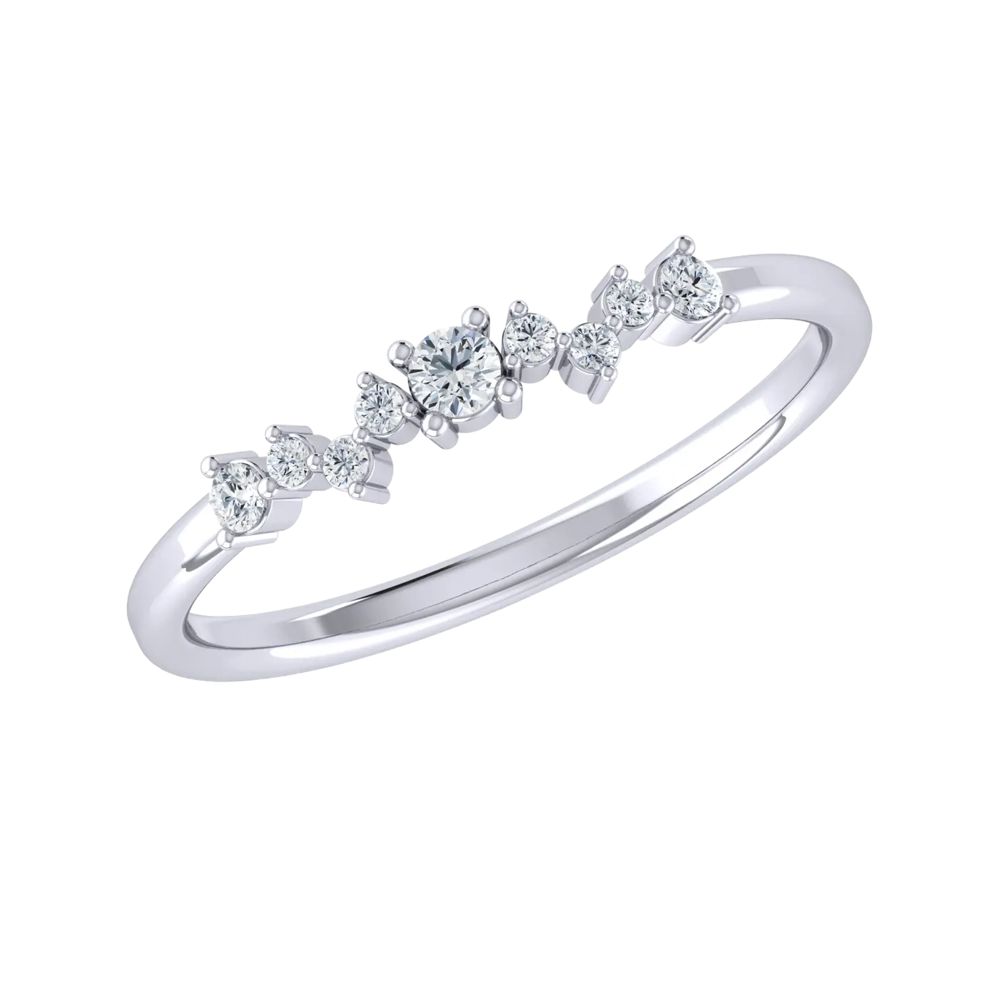 Brilliance Bound White Gold Lab Grown Diamond Ring [wg]