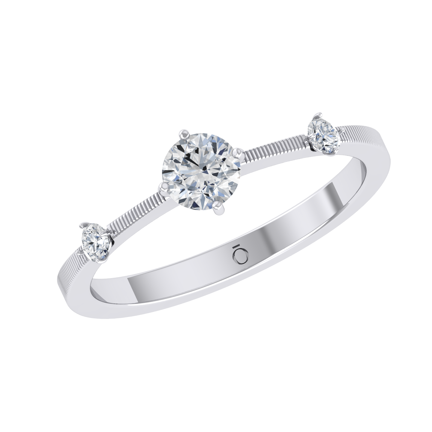 Celeste Trio White Gold Lab Grown Diamond [yg]