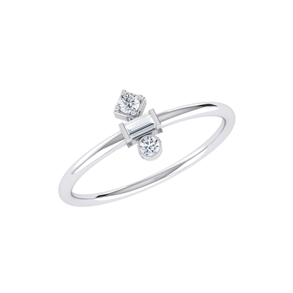 White Gold Diamond Ring - Ring Rendezvous [wg]