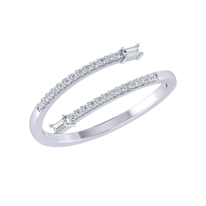 Bling Buffet White Gold Lab Grown Diamond Ring [wg]