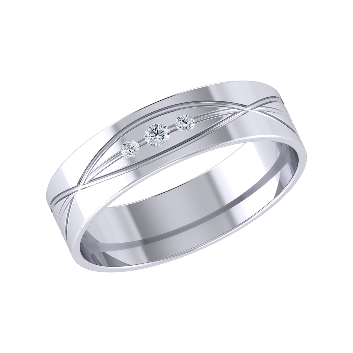 White Gold Diamond Ring - Enchanting Ember [wg]