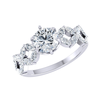 White Gold Lab Grown Diamond - Gorgeous Gem [wg]