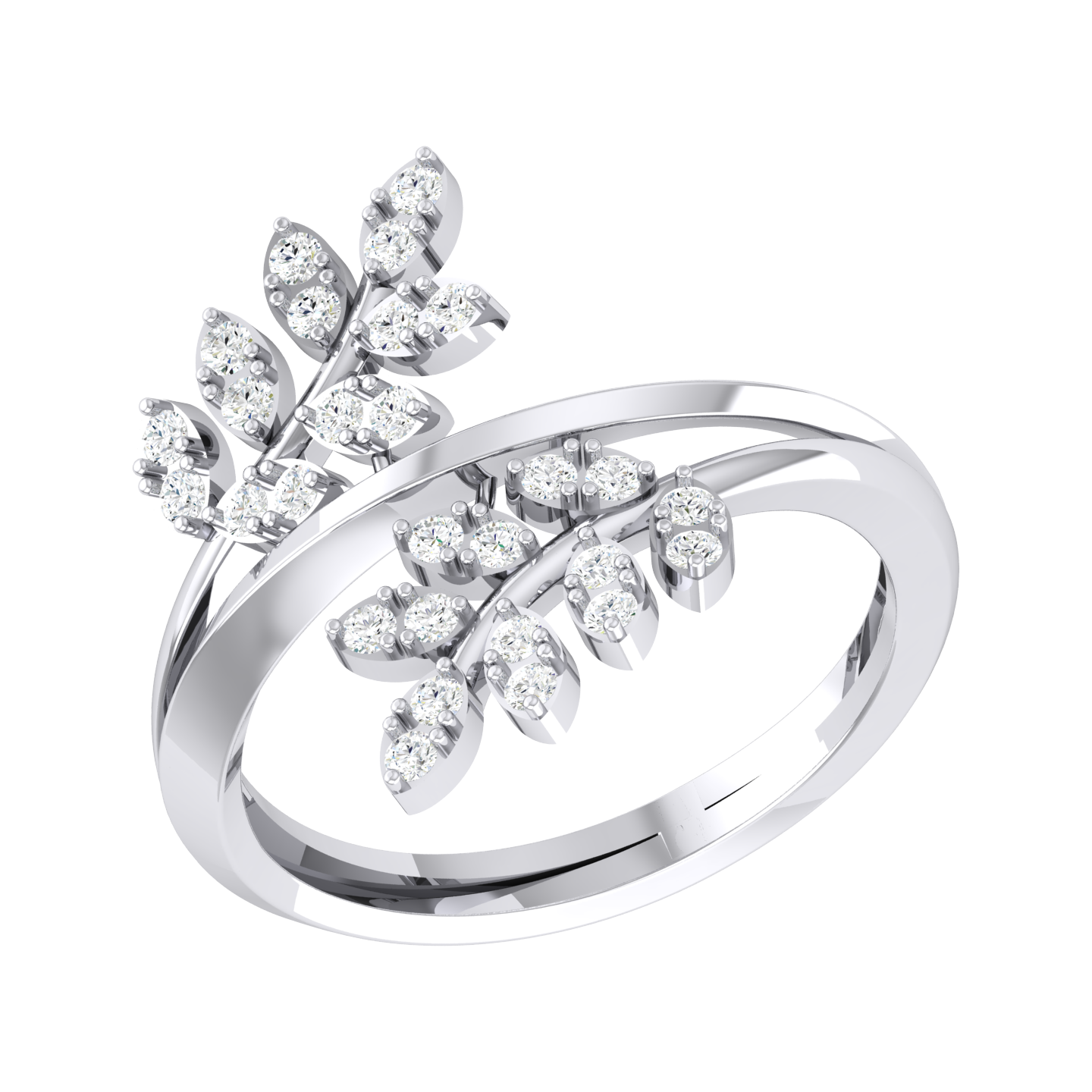 White Gold Diamond Ring - Enchanted Essence [wg]