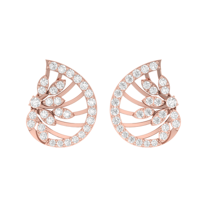 Diamond Forever Rose Gold Diamond Earrings [rg]