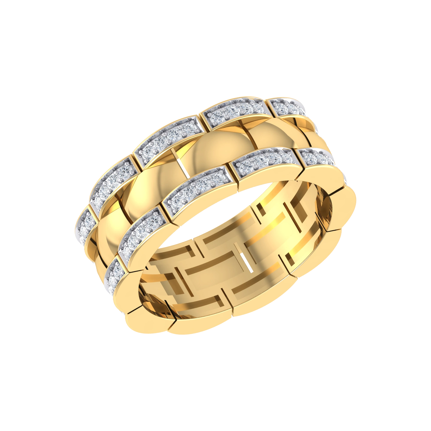 Infinite Ivy Yellow Gold Lab Grown Diamond