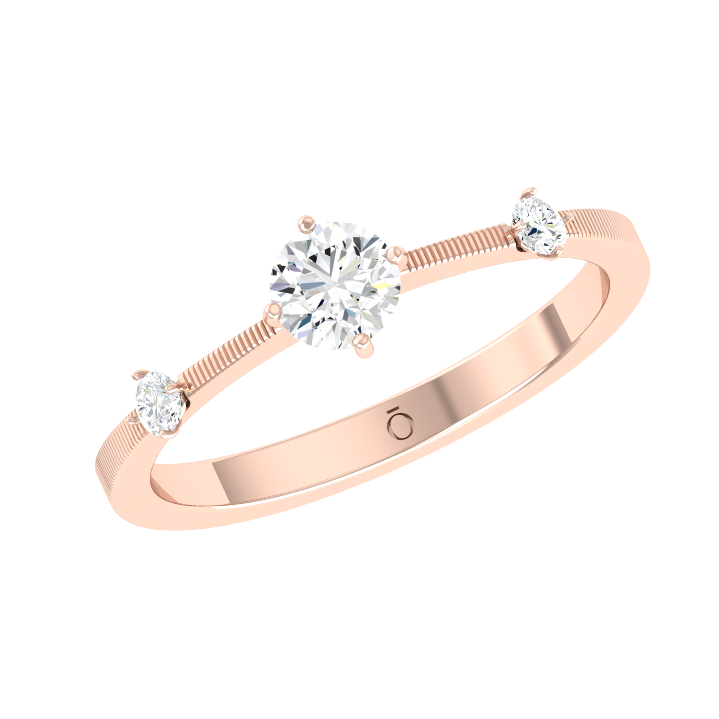 Celeste Trio Rose Gold Lab Grown Diamond [rg]