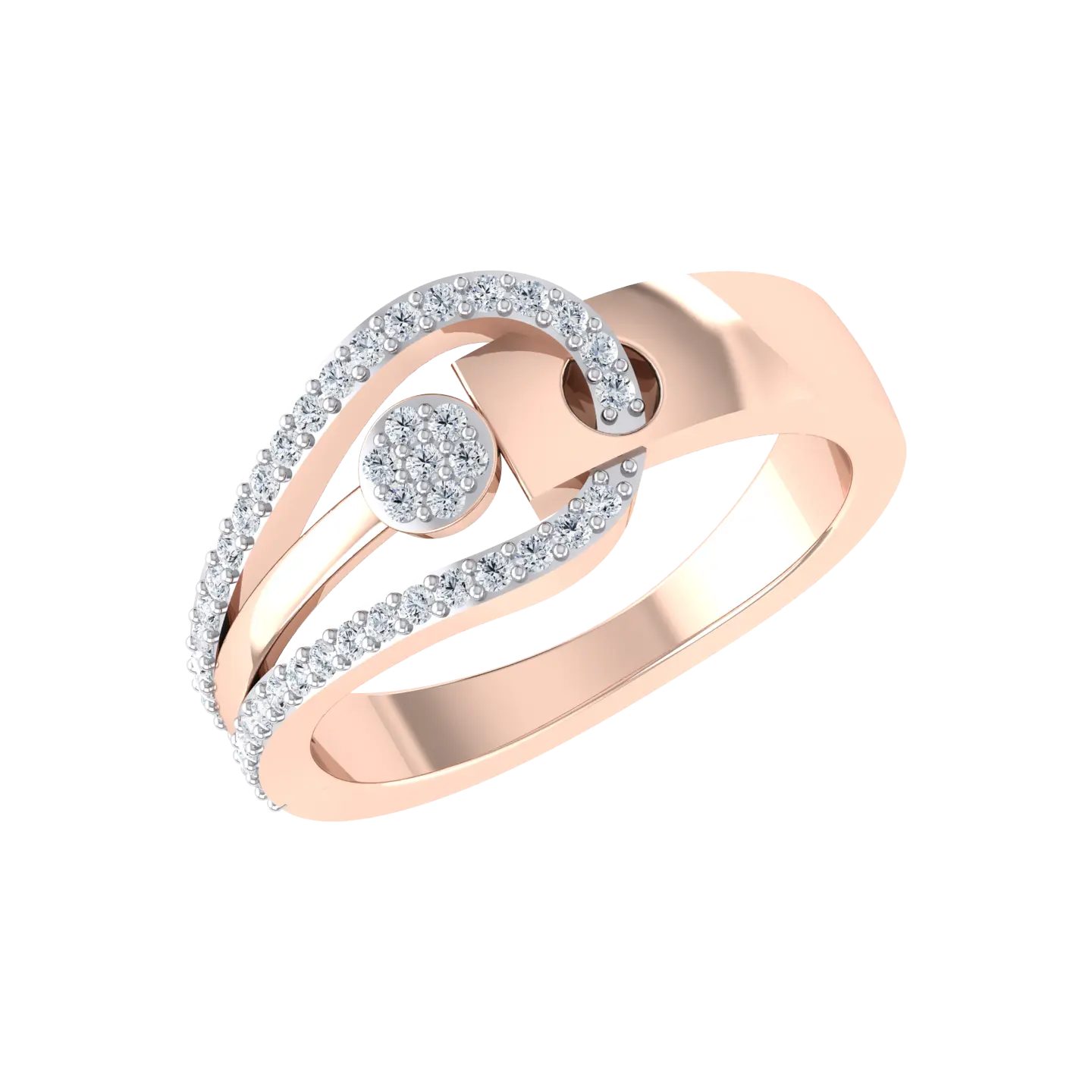 Aurora adorn Rose Gold Lab Grown Diamond [rg]