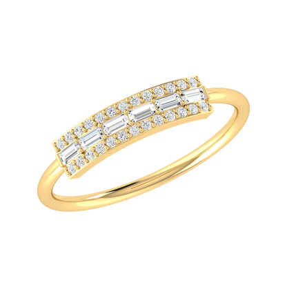 Circle Chic Yellow Gold Lab Grown Diamond Ring [yg]
