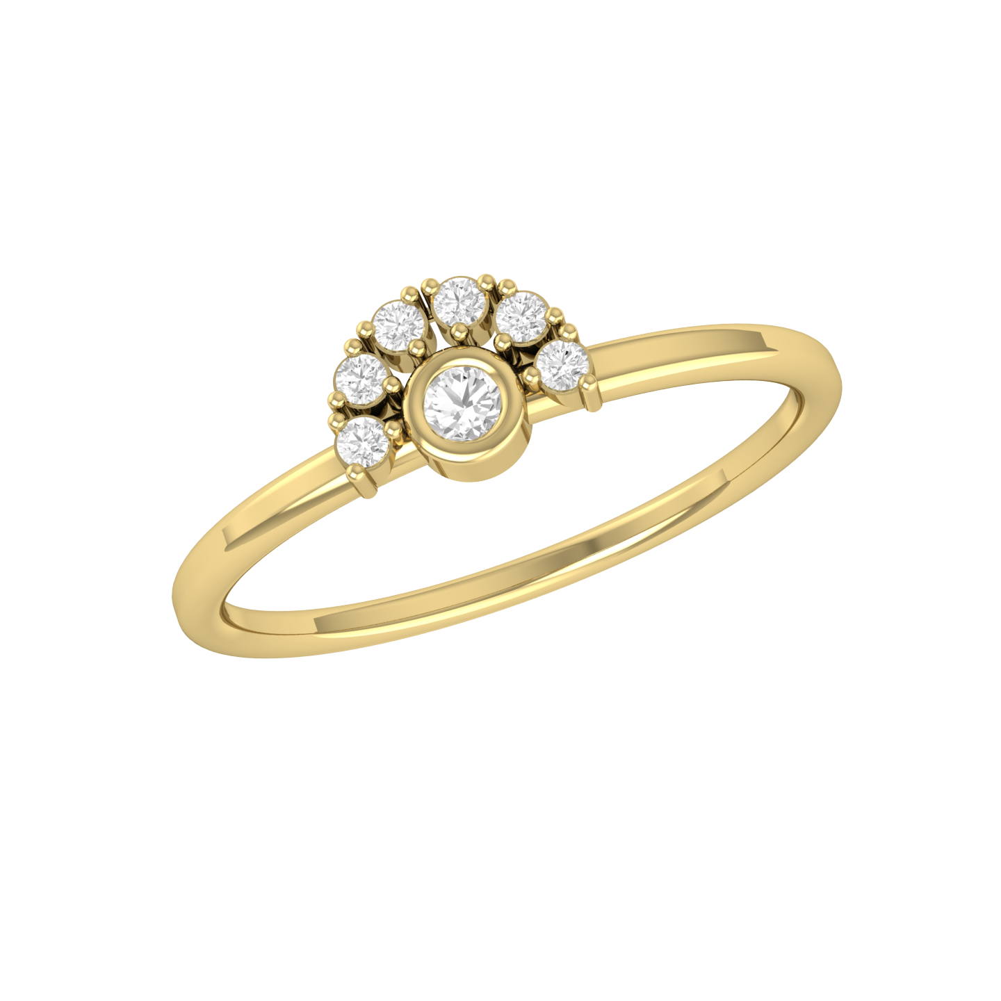Yellow Gold Diamond Ring  - Timeless Glimmer [yg]
