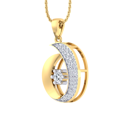 Yellow Gold Diamond Pendant - Sublime Sparkle [yg]