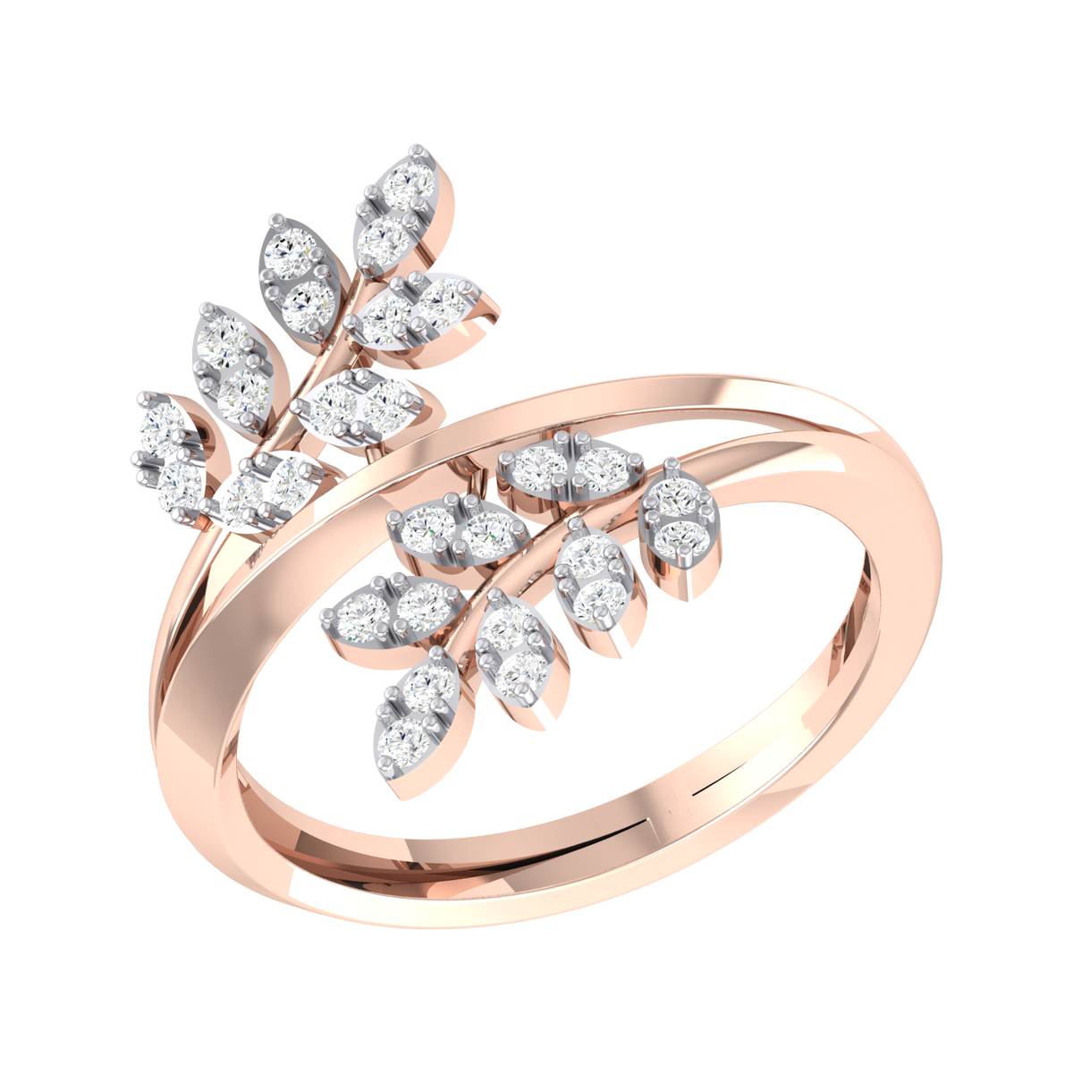 Rose Gold Diamond Ring - Enchanted Essence [rg]