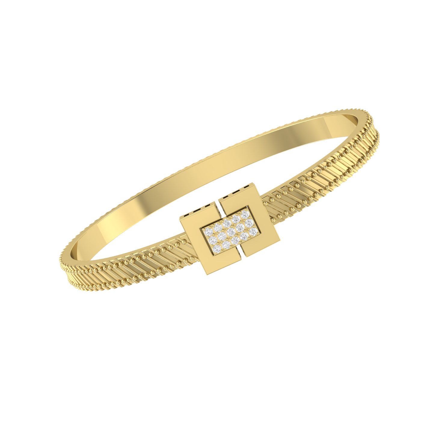 Yellow Gold Diamond Bracelet - Starlight Symphony [yg]