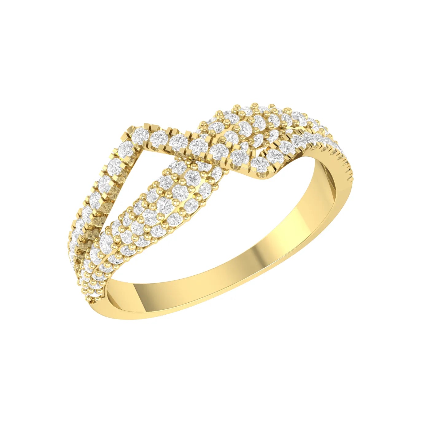 Twilight Gleam Yellow Gold Lab Grown Diamond