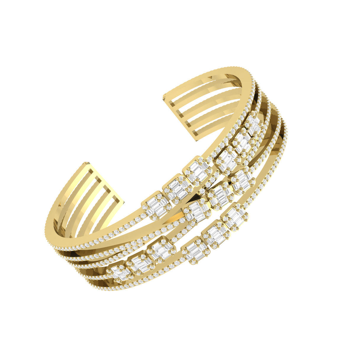 Eternal Loop Lab Grown Diamond Bracelet [yg]