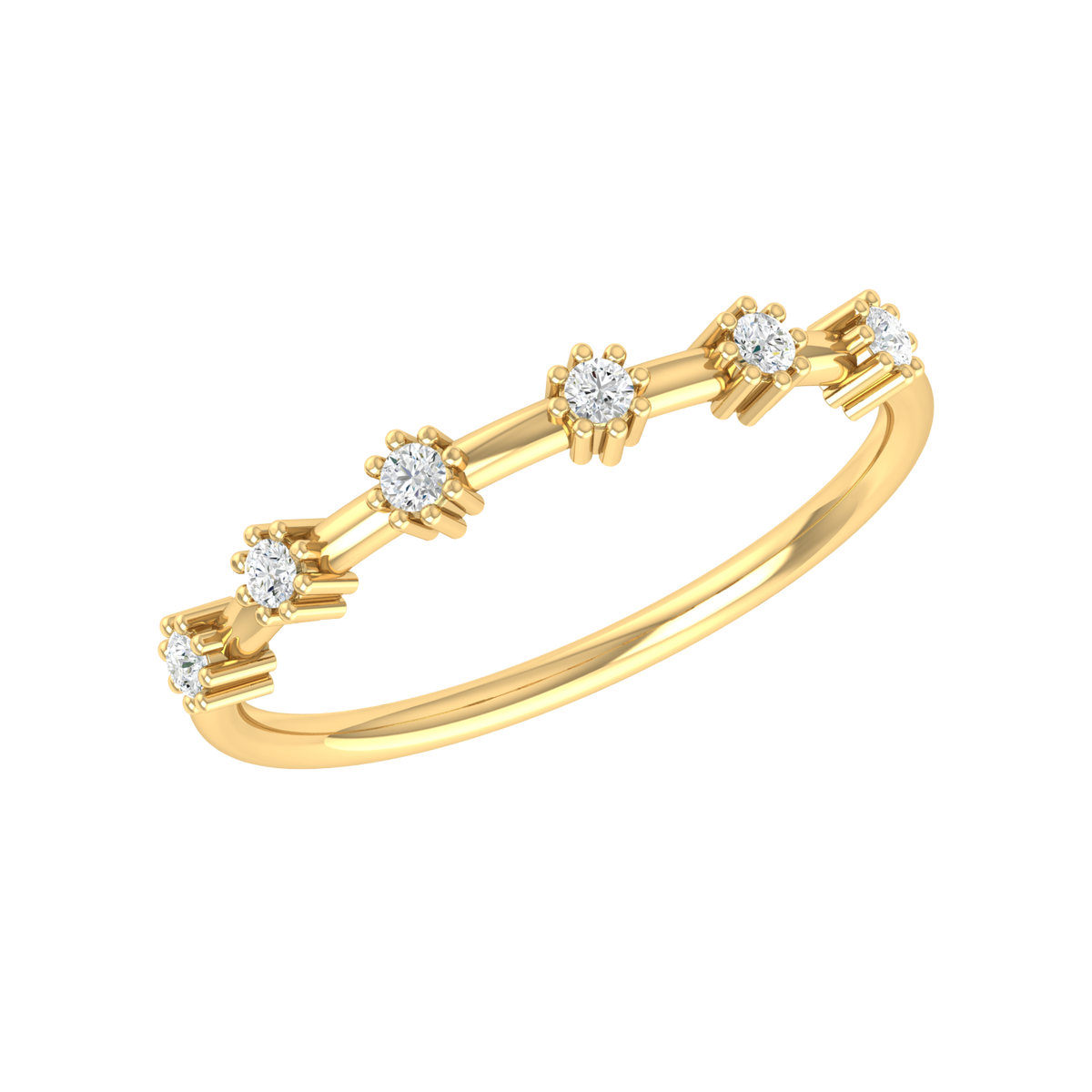 Yellow Gold Diamond Ring - Infinite Light [yg]