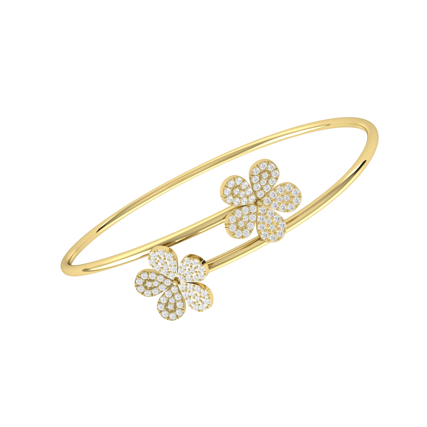 Yellow Gold Diamond Bracelet - Opulent Charm [yg]