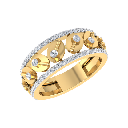 Yellow Gold Diamond Ring - Opulent Oasis [yg]