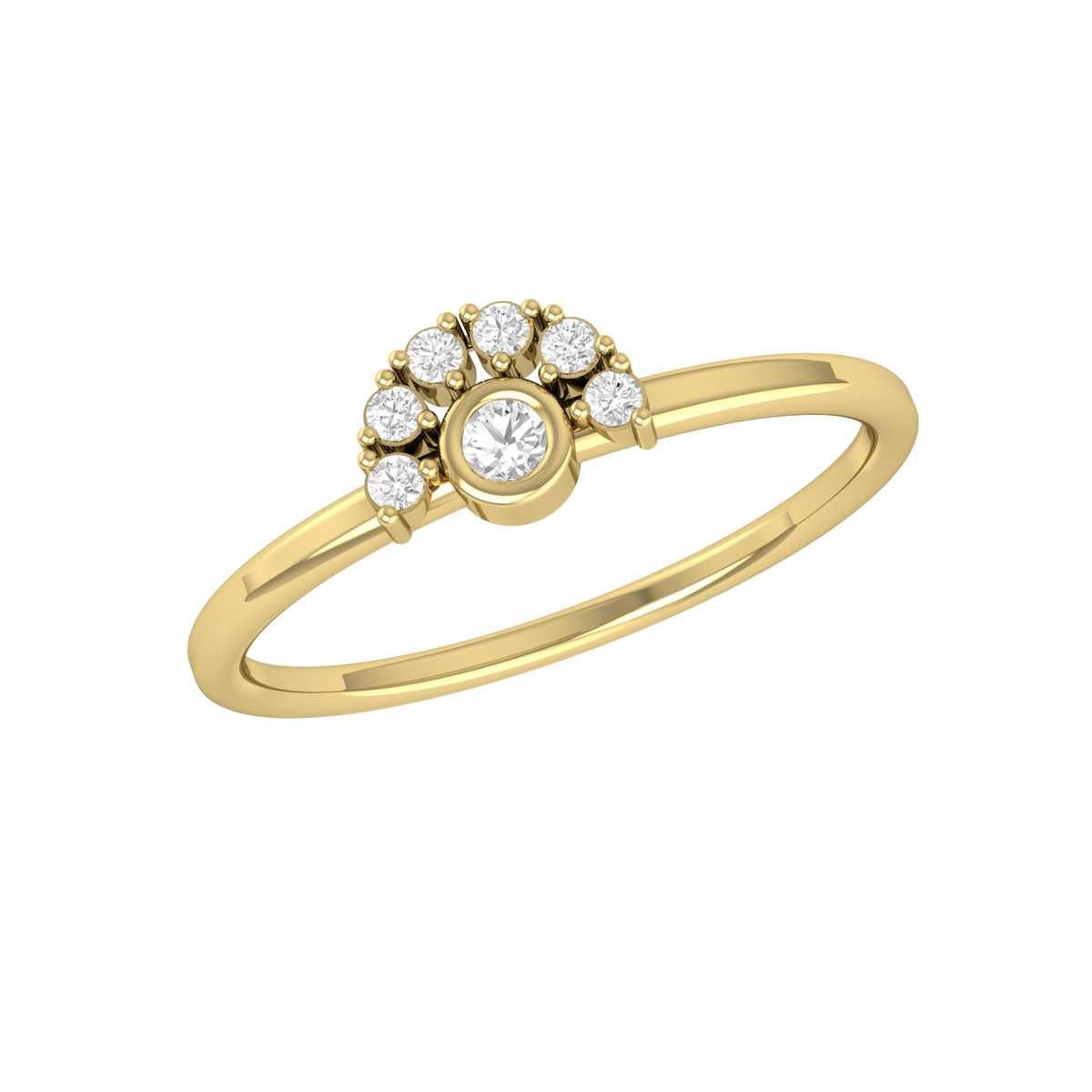 Yellow Gold Diamond Ring  - Timeless Glimmer [yg]