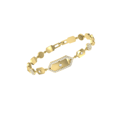 Yellow Gold Lab Grown Diamond Bracelet - Regency Twinkle [yg]