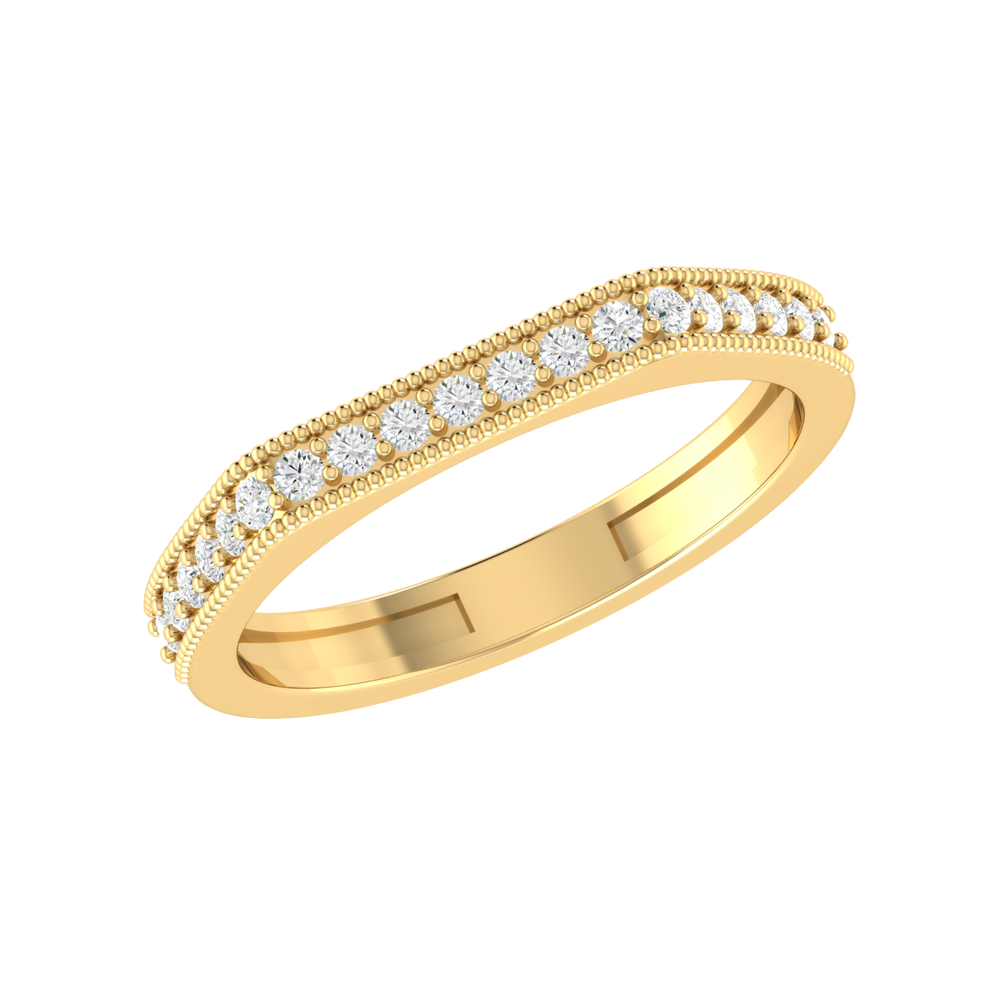 Dazzle Domain Yellow Gold Lab Grown Diamond Ring [yg]