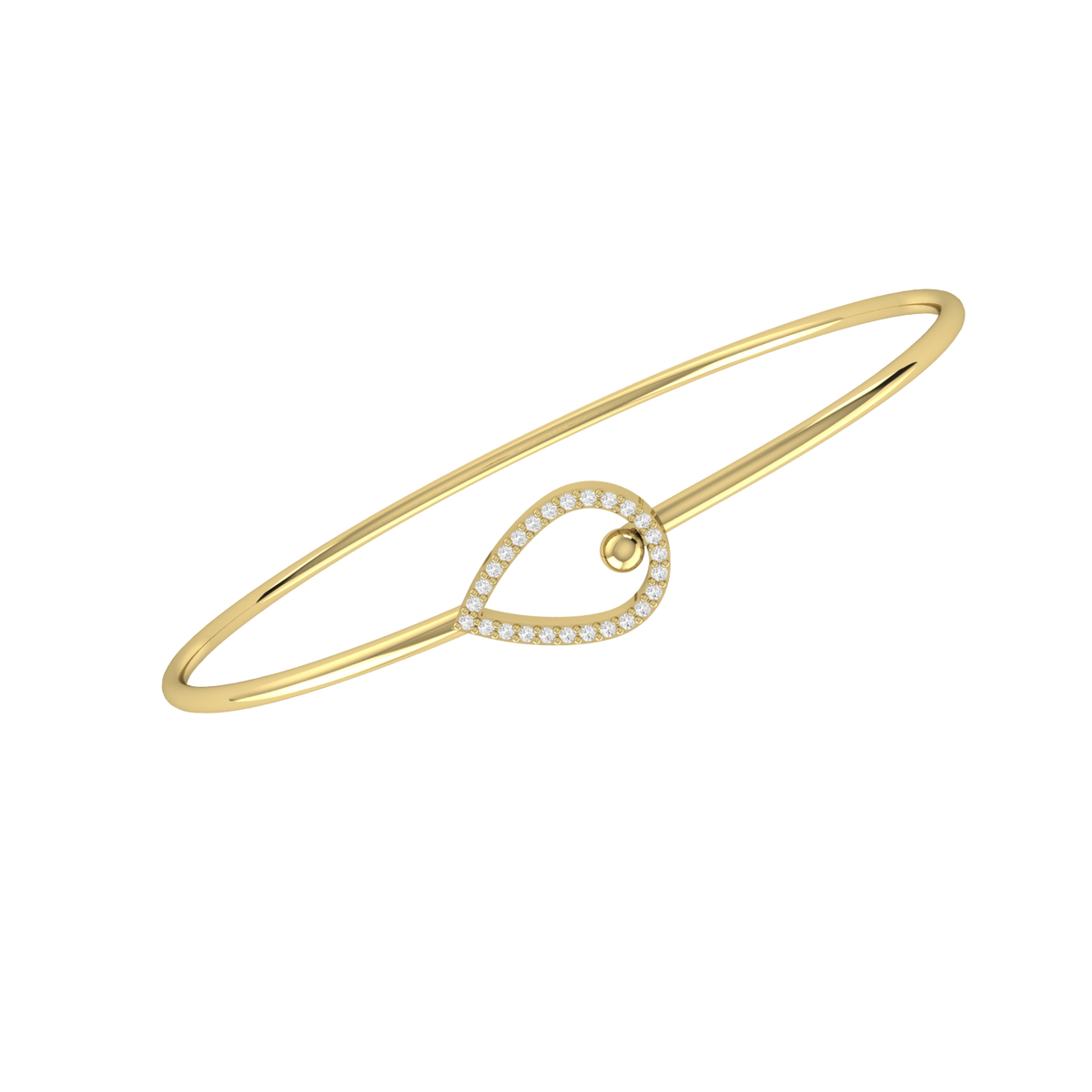 Yellow Gold Diamond Bracelet - Regal Glint [yg]