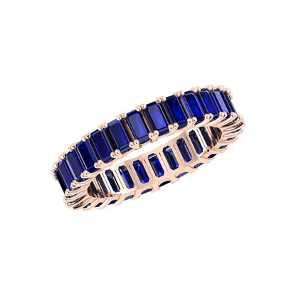 Rose Gold Diamond Ring - Azure Eternity [rg]