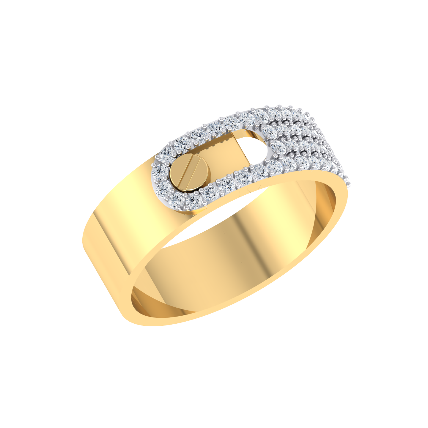 Yellow Gold Diamond Ring - Graceful Galaxy [yg]