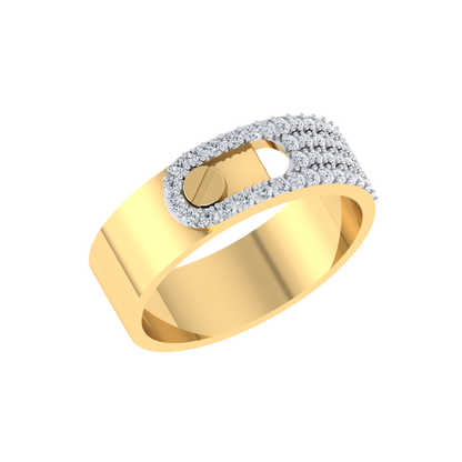 Yellow Gold Diamond Ring - Graceful Galaxy [yg]