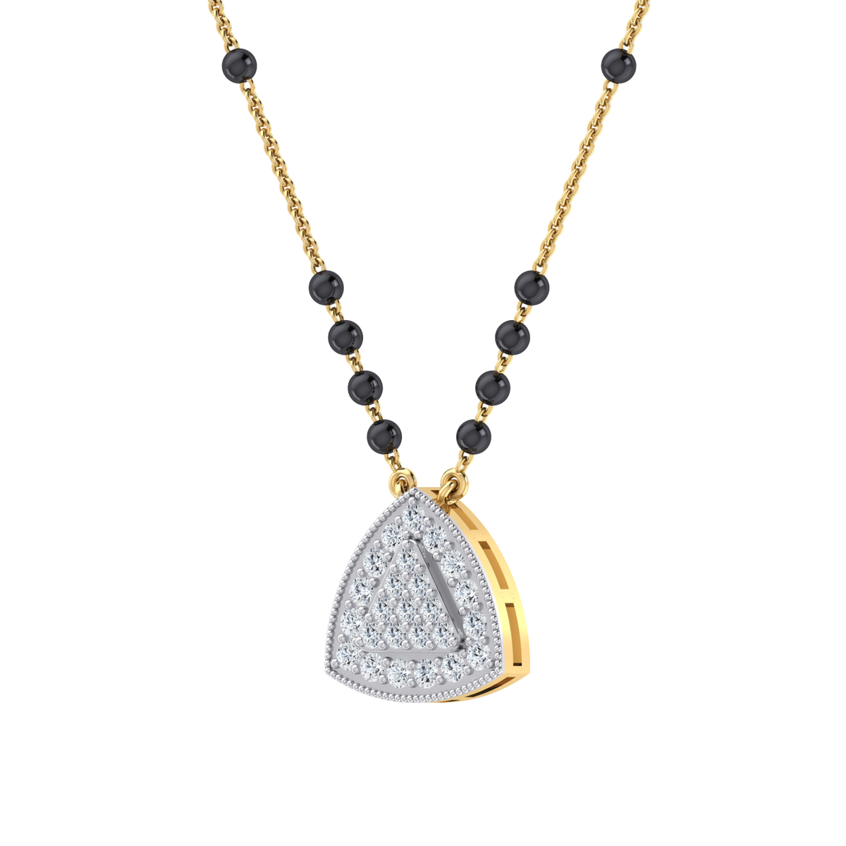 Eternal Vows Yellow Gold Diamond Mangalsutra [yg]