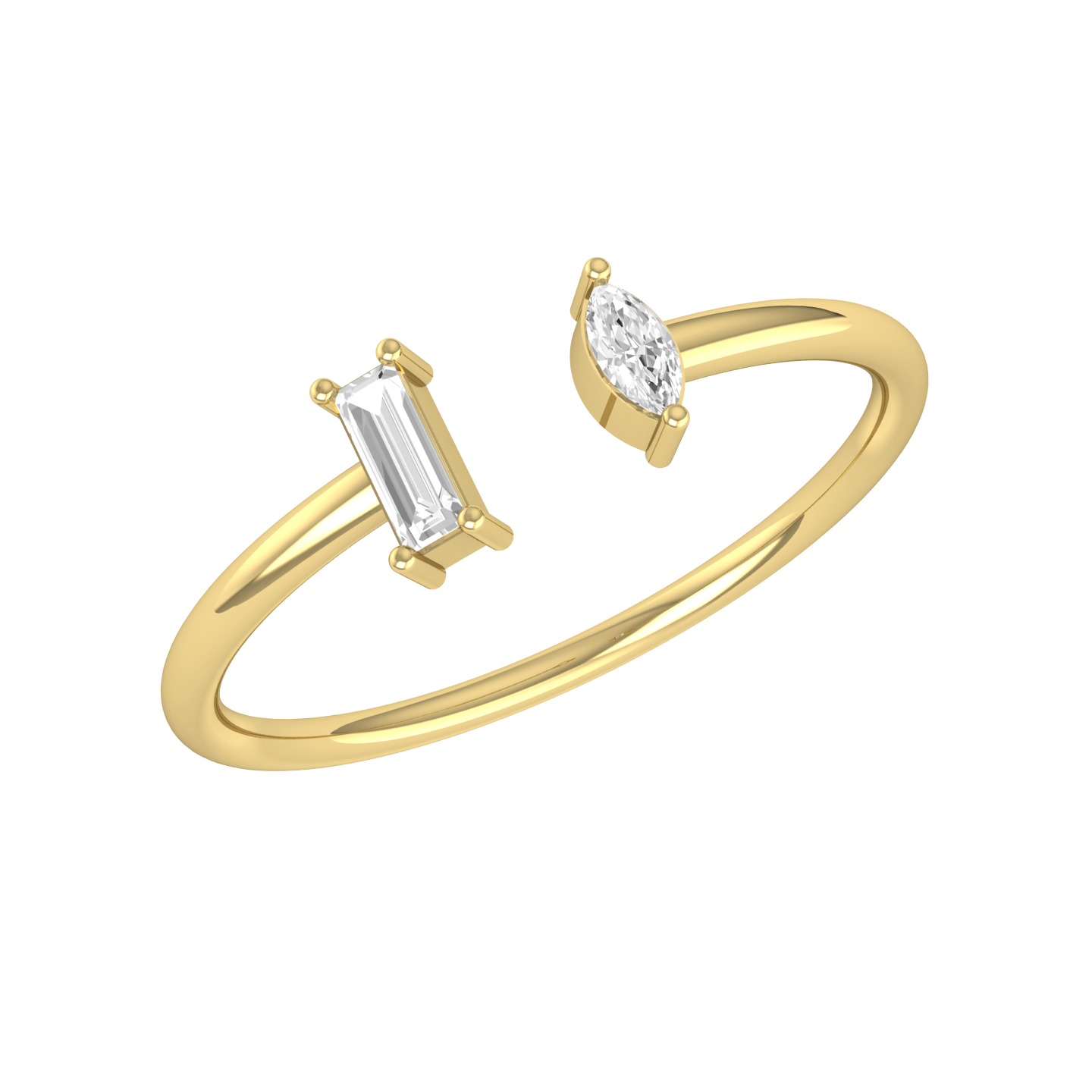 Yellow Gold Diamond Ring - Star Light  [yg]