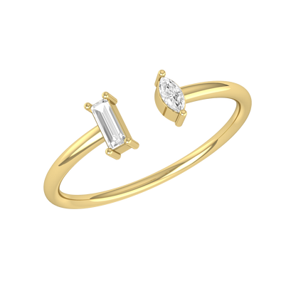 Yellow Gold Diamond Ring - Star Light  [yg]