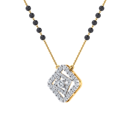 Yellow Gold Diamond Mangalsutra - Timeless Grace [yg]