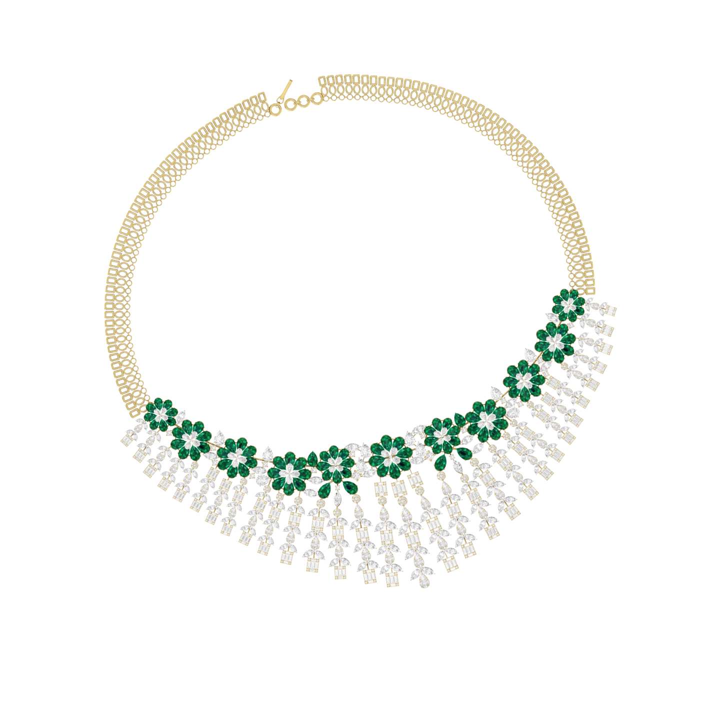 Flora Glimmer Diamond Necklace