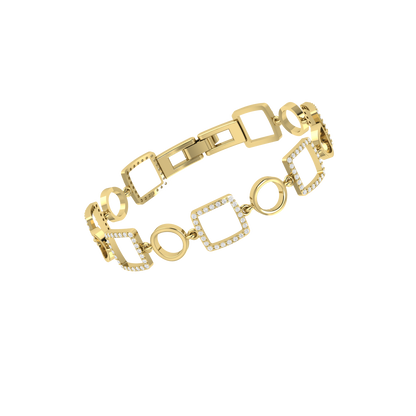 Yellow Gold Diamond Bracelet - Opaline Glow [yg]