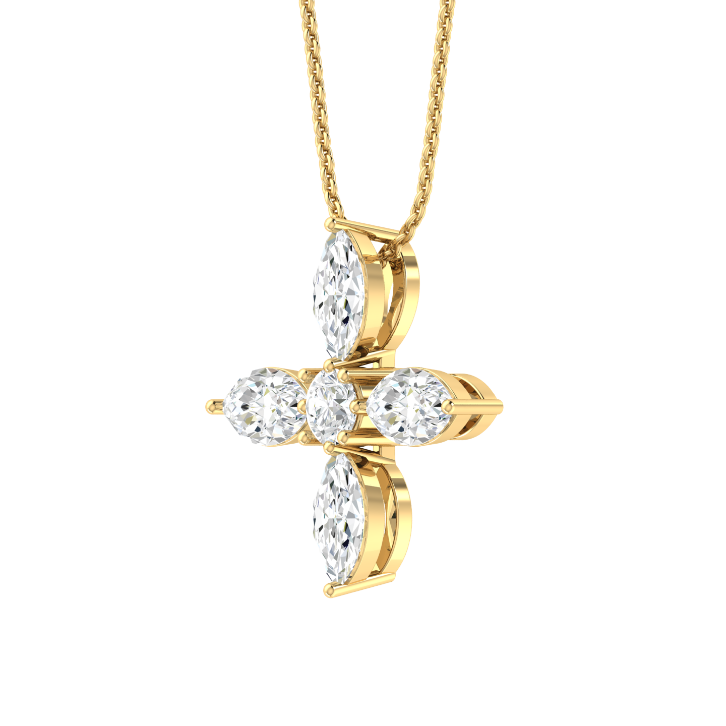 Divine Radiance Diamond Pendant