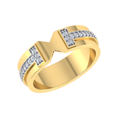 Celestial Beam Yellow Gold Lab Grown Diamond Ring [yg]