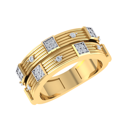 Yellow Gold Diamond Ring - Midnight Mus [yg]