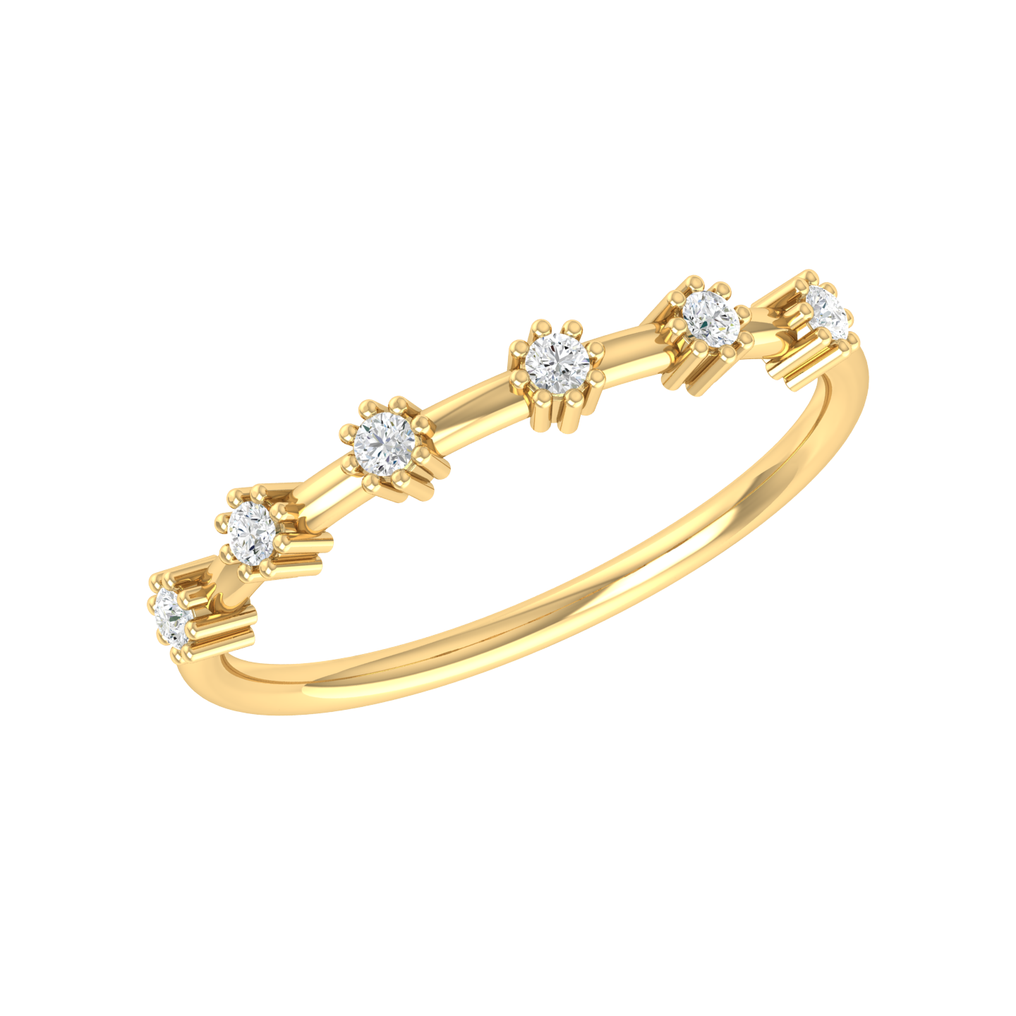 Yellow Gold Diamond Ring - Infinite Light [yg]