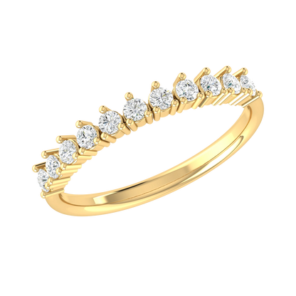 Brilliance Horizon Yellow Gold Lab Grown Diamond Ring [yg]