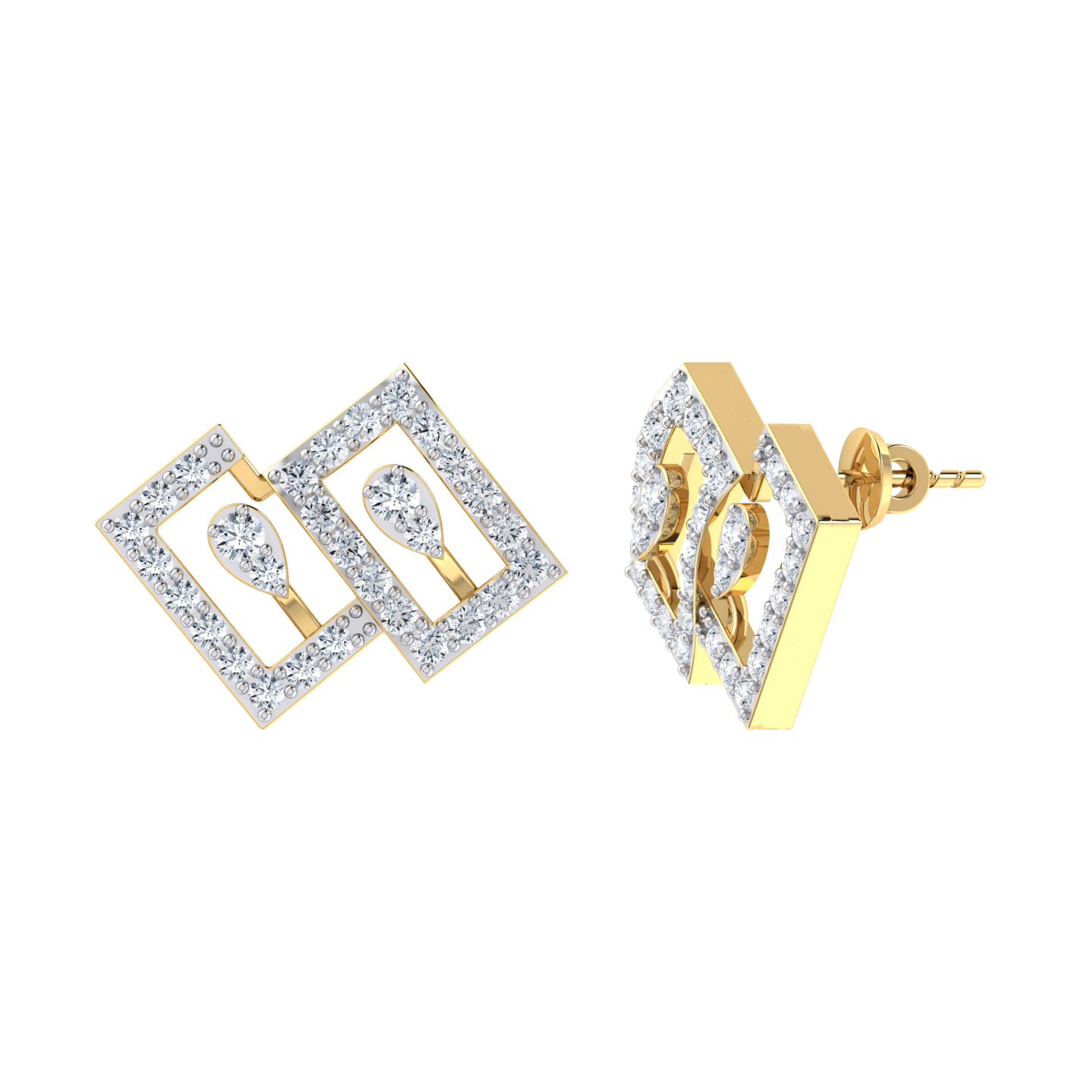 Vintage Vibes Diamond Earrings