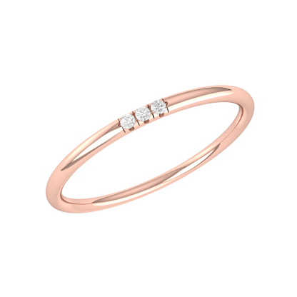Rose Gold Diamond Ring - Shimmer Showcase [rg]