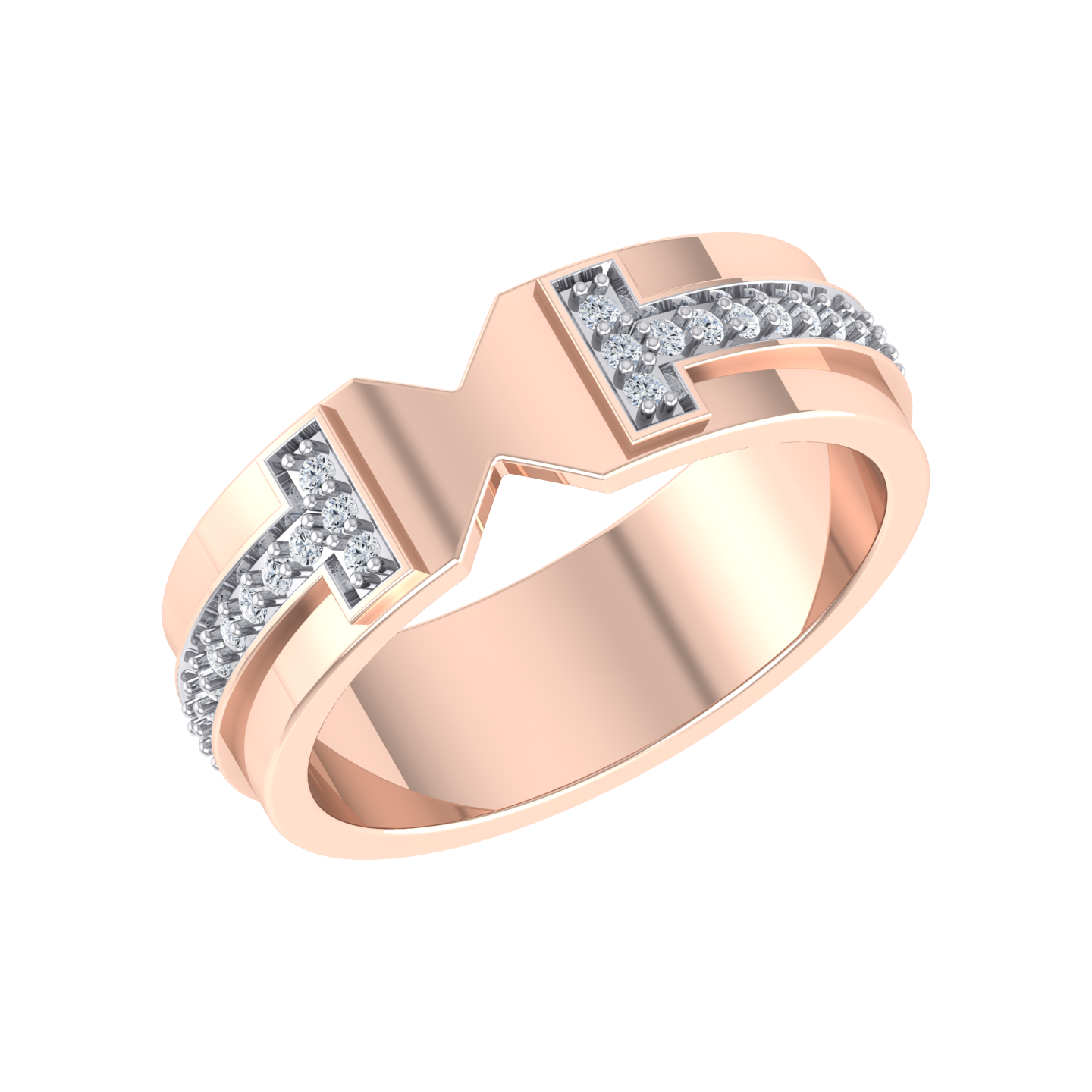 Celestial Beam Rose Gold Lab Grown Diamond Ring [rg]