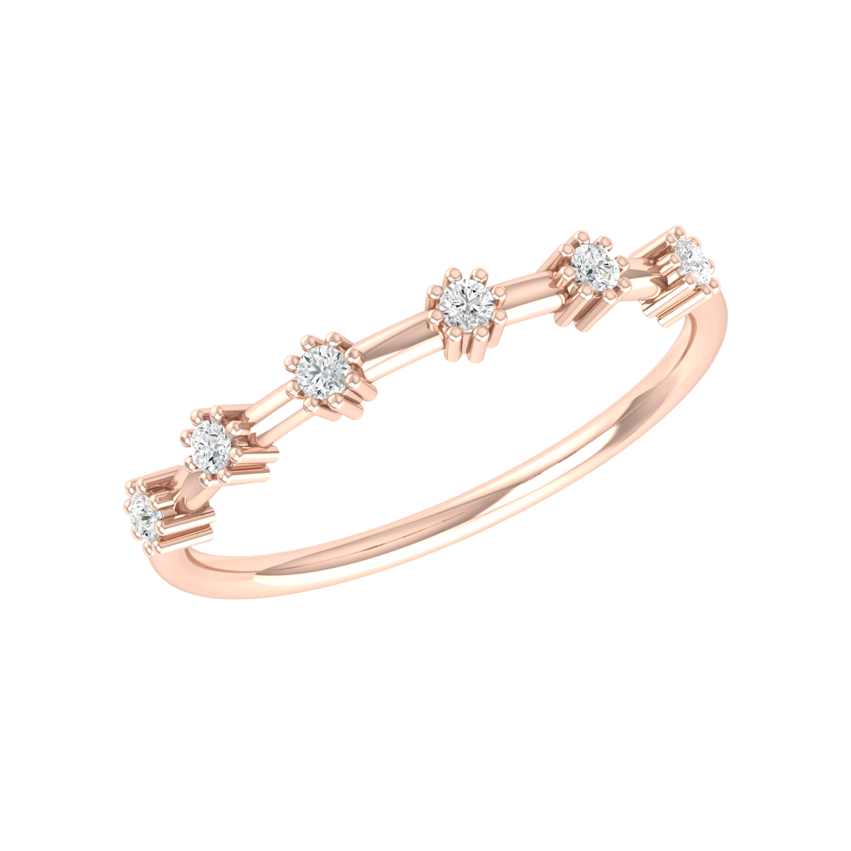 Rose Gold Diamond Ring - Infinite Light[rg]