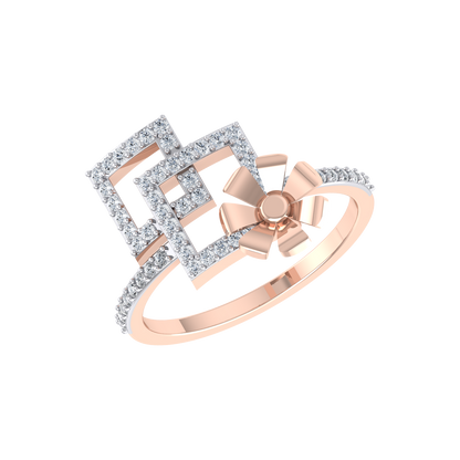 Rose Gold Diamond Ring  - Tranquil Twilight [rg]